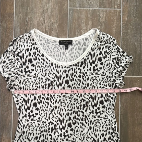 Banana Republic Luce Touch Black and White Abstract Print Tee - Picture 5 of 6